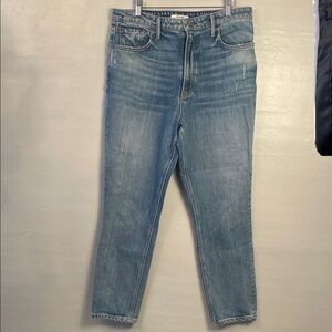 GRLFRND super high-rise karolina jeans, size 31 wash all into nothing